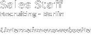 Sales Staff - Berlin